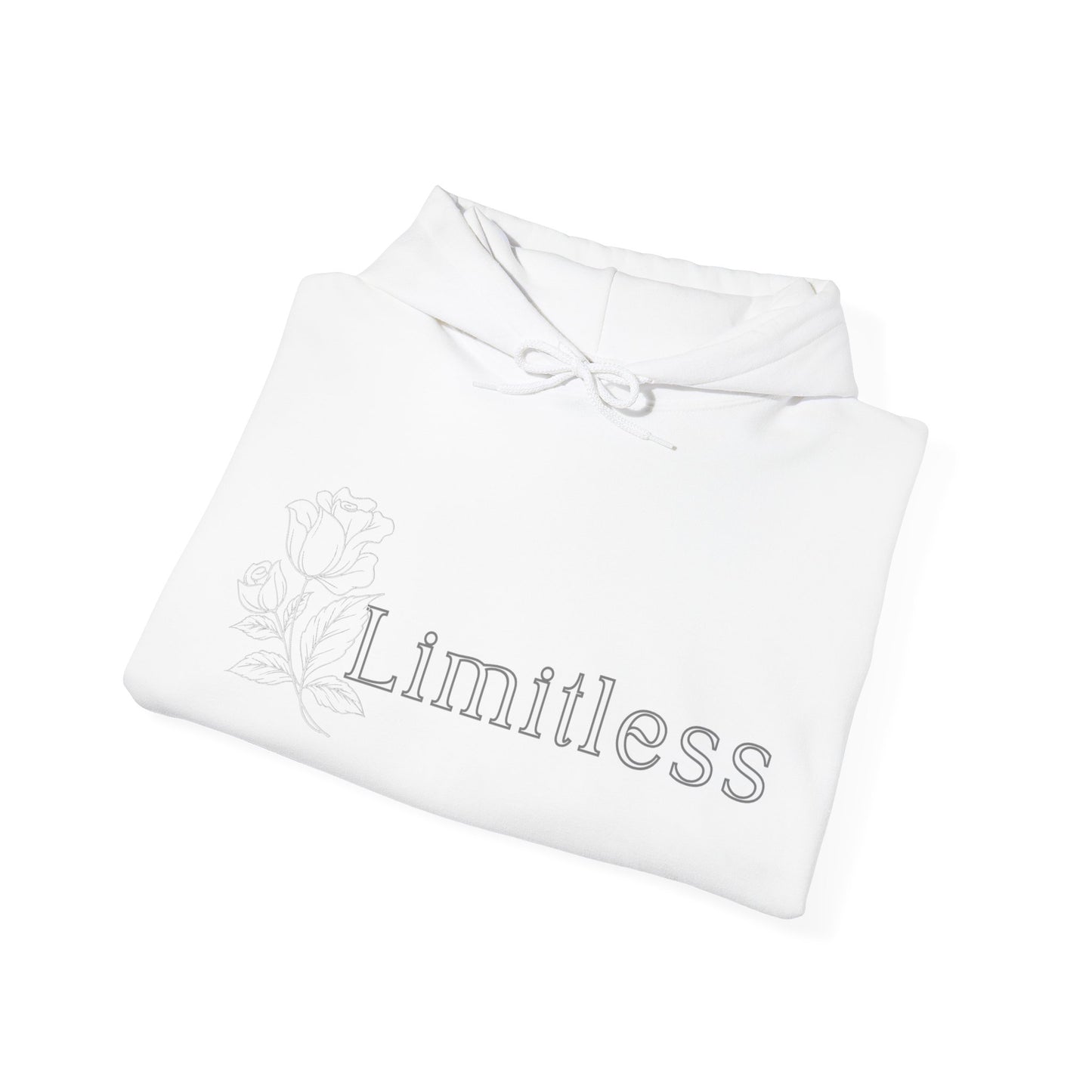 Limitless Unisex Heavy Blend Hoodie, Inspirational Sweatshirt, Cozy Pullover, Gift for Her, Motivational Apparel, Casual Wear