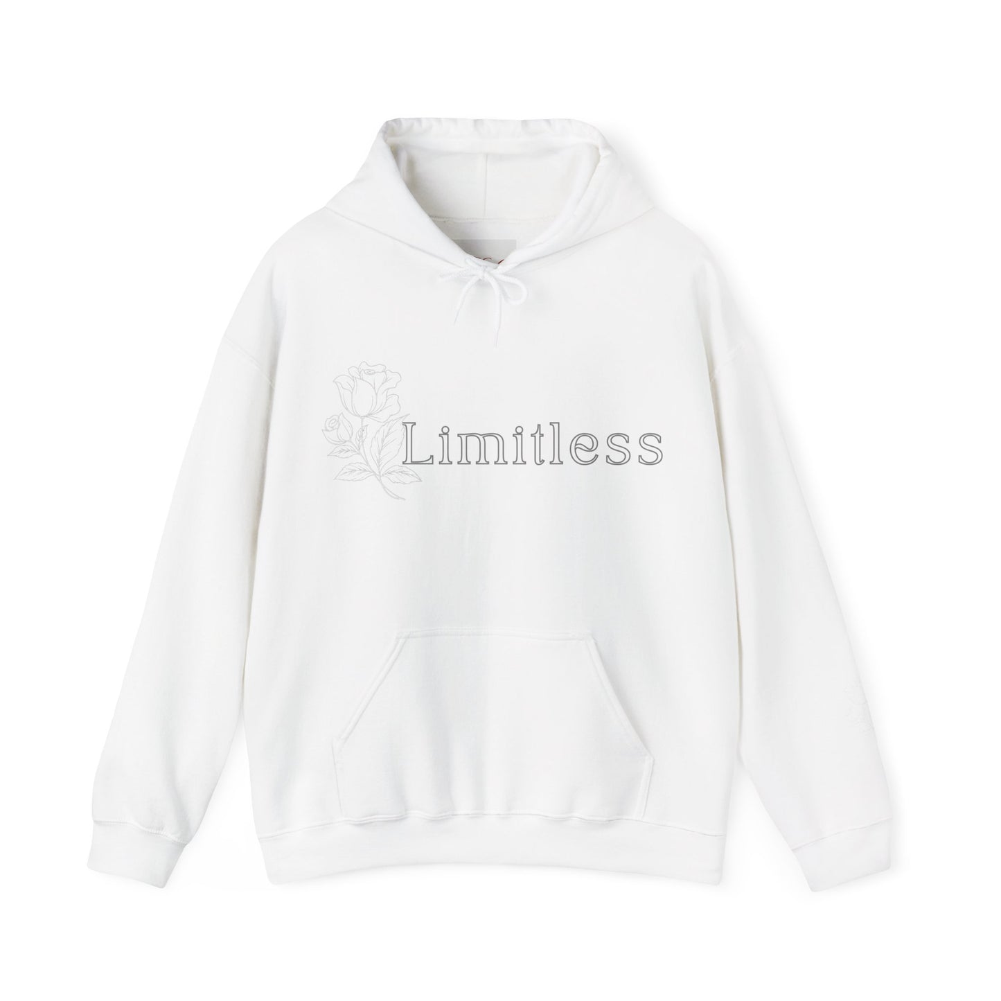 Limitless Unisex Heavy Blend Hoodie, Inspirational Sweatshirt, Cozy Pullover, Gift for Her, Motivational Apparel, Casual Wear